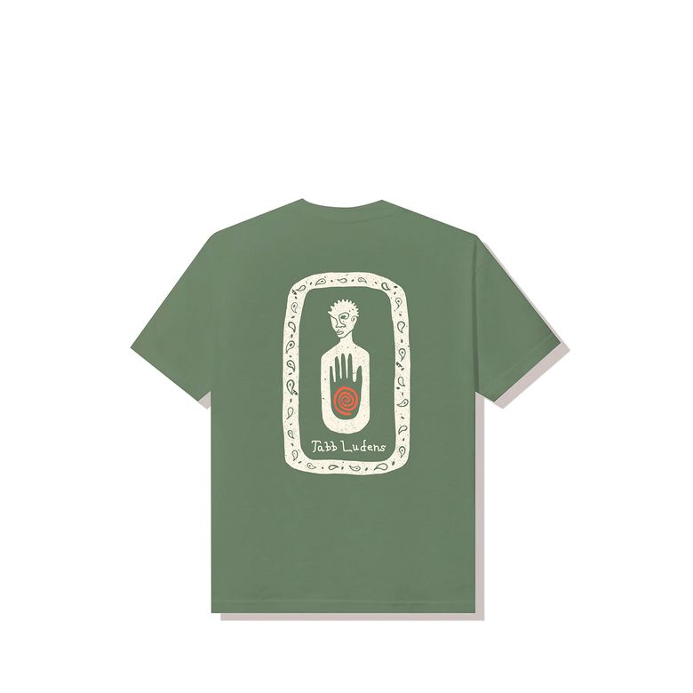 Paisley Tee_Olive Khaki