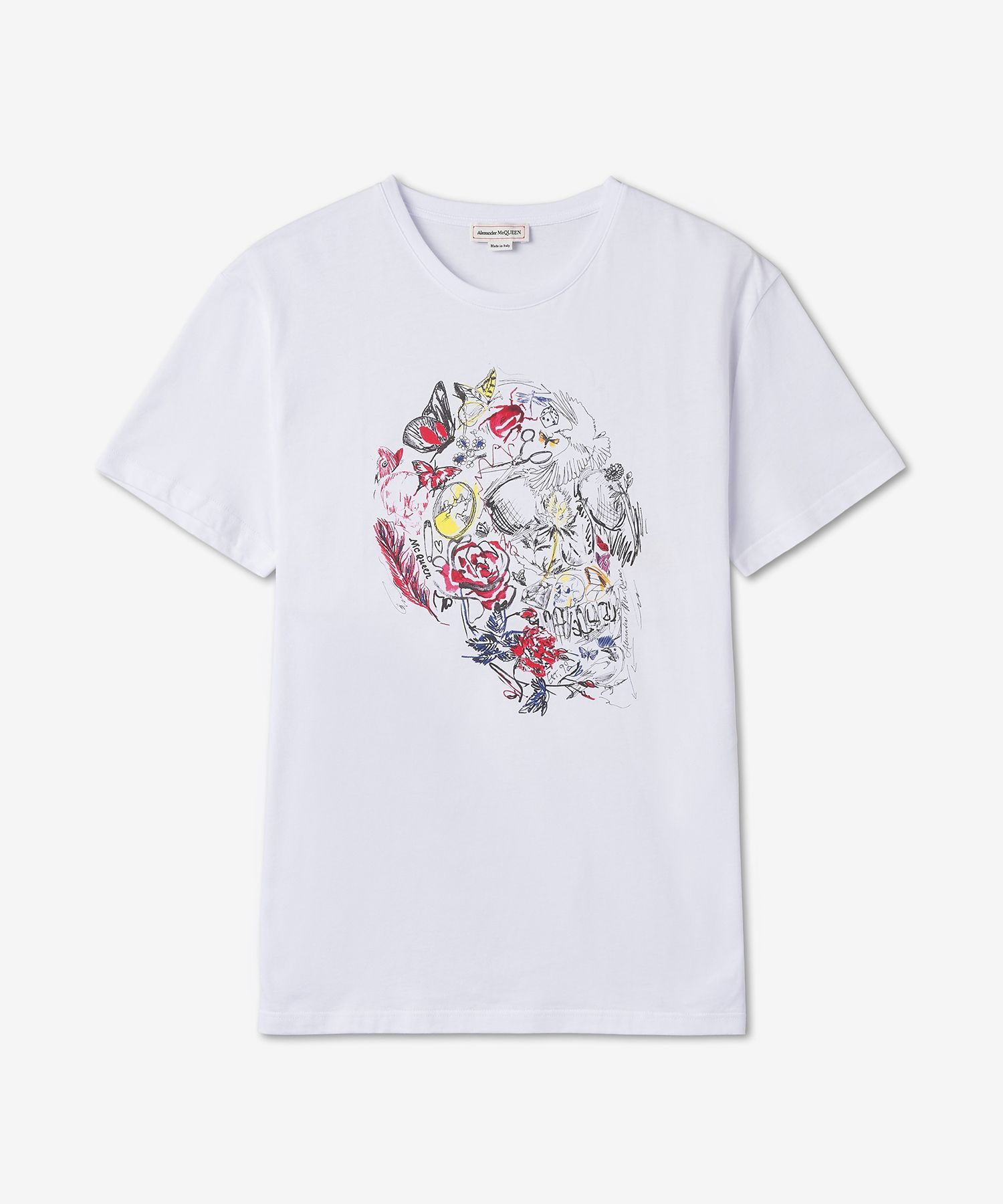 MUSINSA公式 | ALEXANDER McQUEEN Skull Print Short-sleeved T