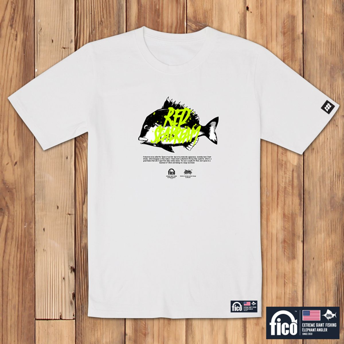 돌돌(DOLDOL) FICO_tshirts-175 익스트림 낚시 브랜드 피코 시즌2 캐릭터 그래픽 디자인 티셔츠