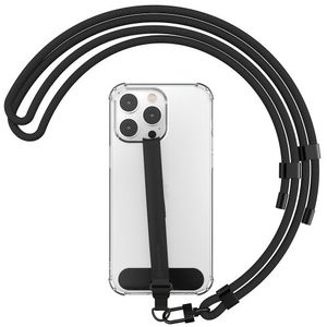 신지루프 랜야드 아이폰 갤럭시 전기종 호환 일체형 휴대폰 핑거&숄더 다용도 스트랩