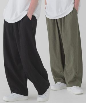 [2 PACK] 컴포터블 린넨 벌룬 팬츠 (3color)