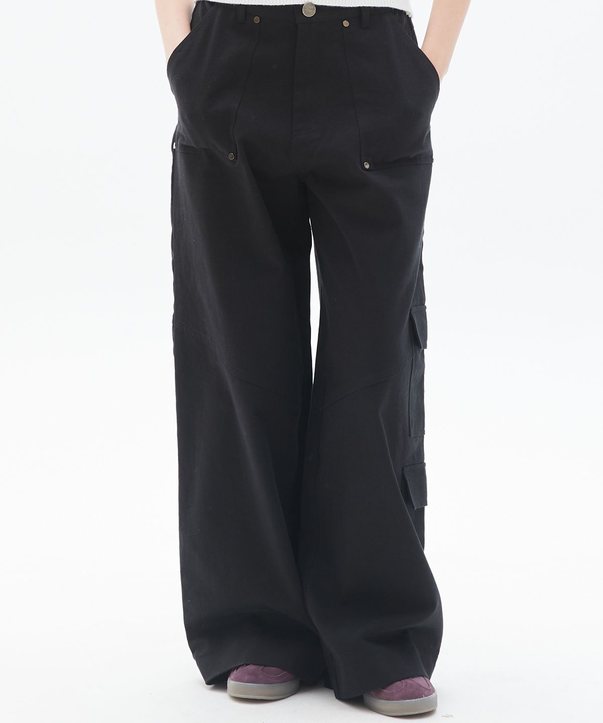 러브이즈트루(LUVISTRUE) PY CARGO PANTS(BLACK)