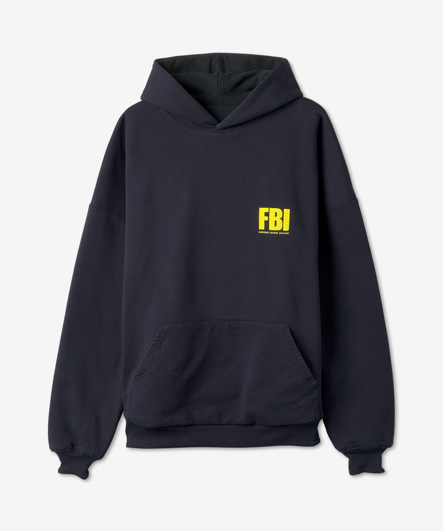 バレンシアガ FBI タイガー リバーシブル パーカー MUSINSA | BALENCIAGA Reversible FBI Tiger Hoodie - Black: Navy