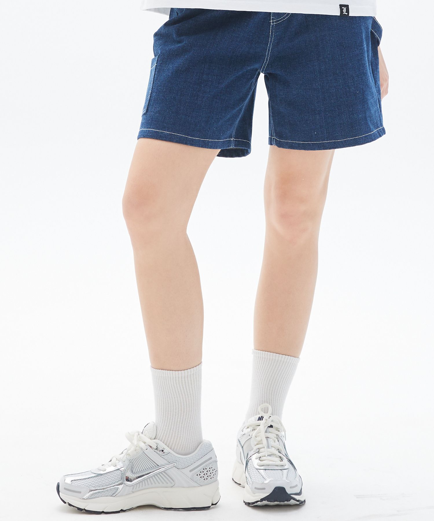 [LUV IS TRUE]★PY DENIM CARPENTER SHORTS MUSINSA | LUV IS TRUE PY DENIM CARPENTER SHORTS(BLUE)
