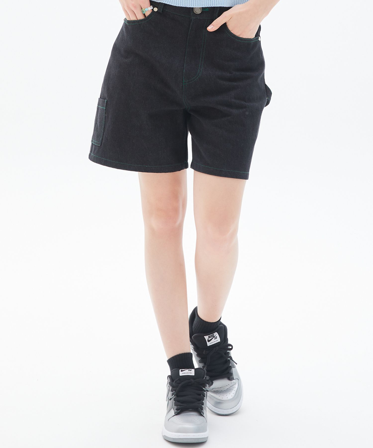 [LUV IS TRUE]★PY DENIM CARPENTER SHORTS MUSINSA | LUV IS TRUE PY DENIM CARPENTER SHORTS(BLUE)
