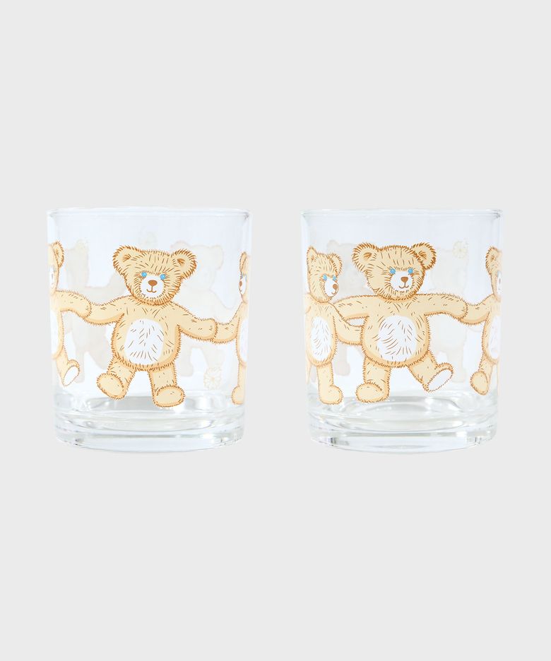 A YELLO BEAR GLASS