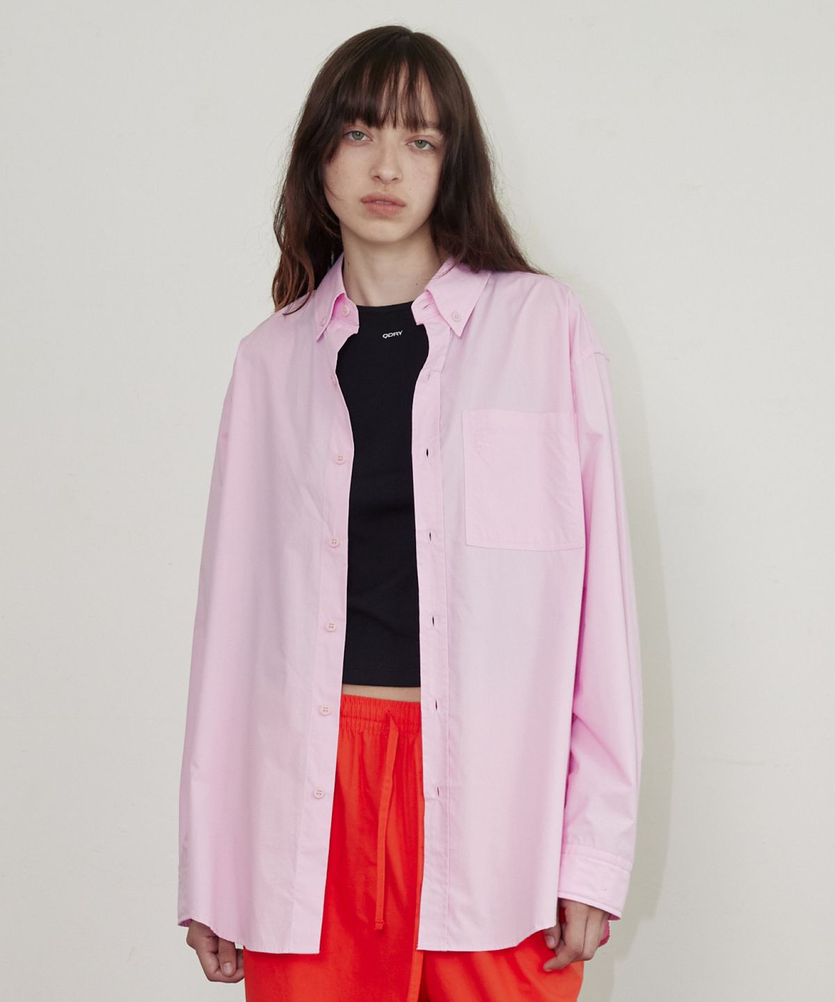 큐드로이(QDUROY) QDRY Classic Shirt - Solid Pink