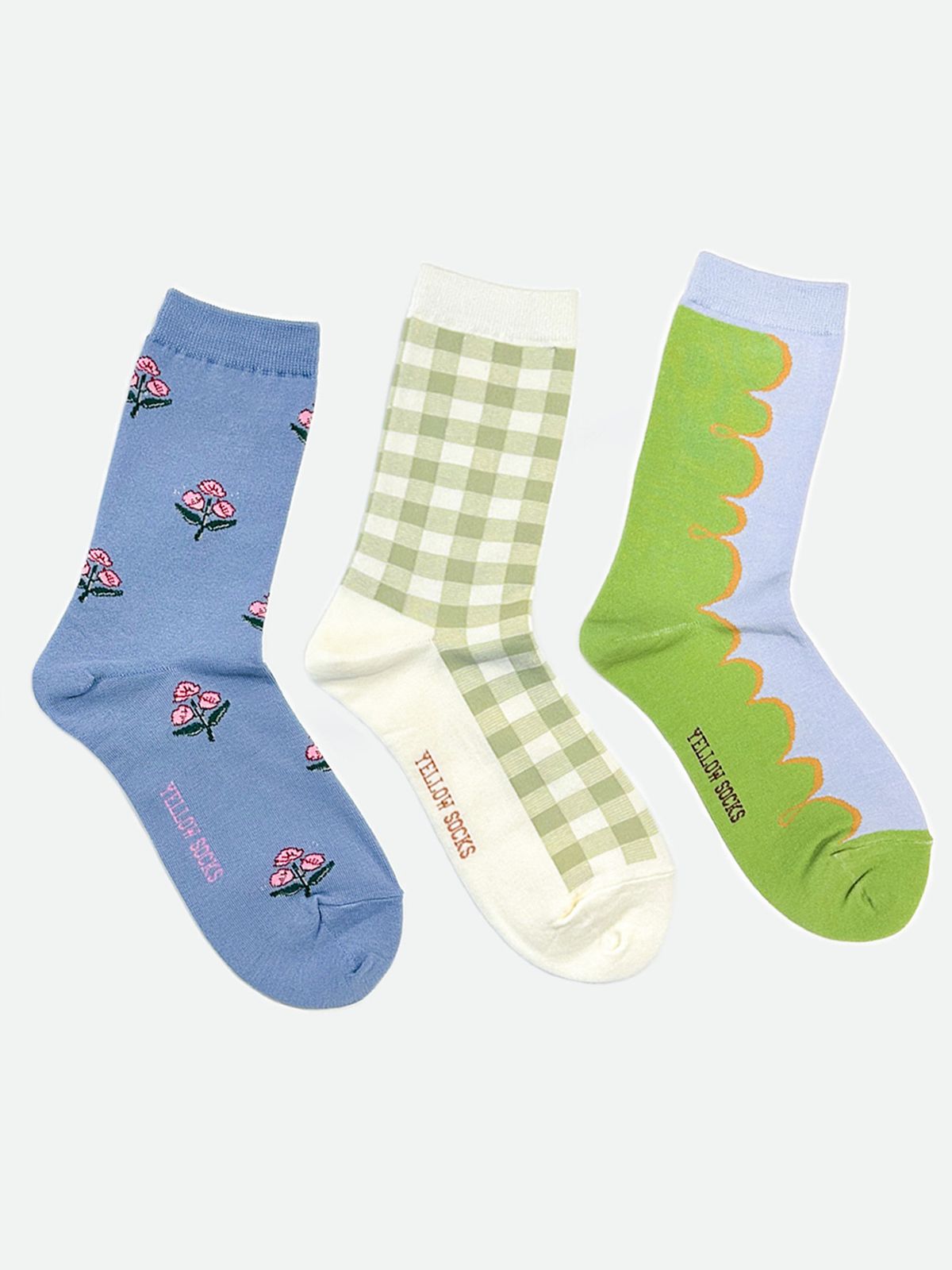 옐로우삭스(YELLOWSOCKS) 그린블루 세트