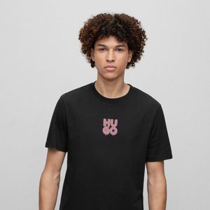 그래피티 로고 코튼 티셔츠 50488904_001