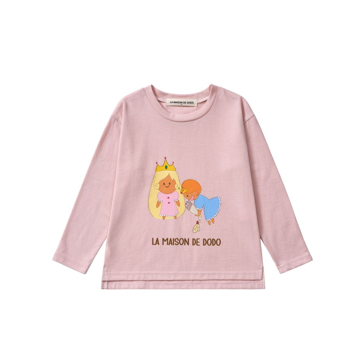 라메종드도도(LA MAISON DE DODO) Basic Dodo Long Sleeve T-Shirt with Cookie Princesses_긴팔티