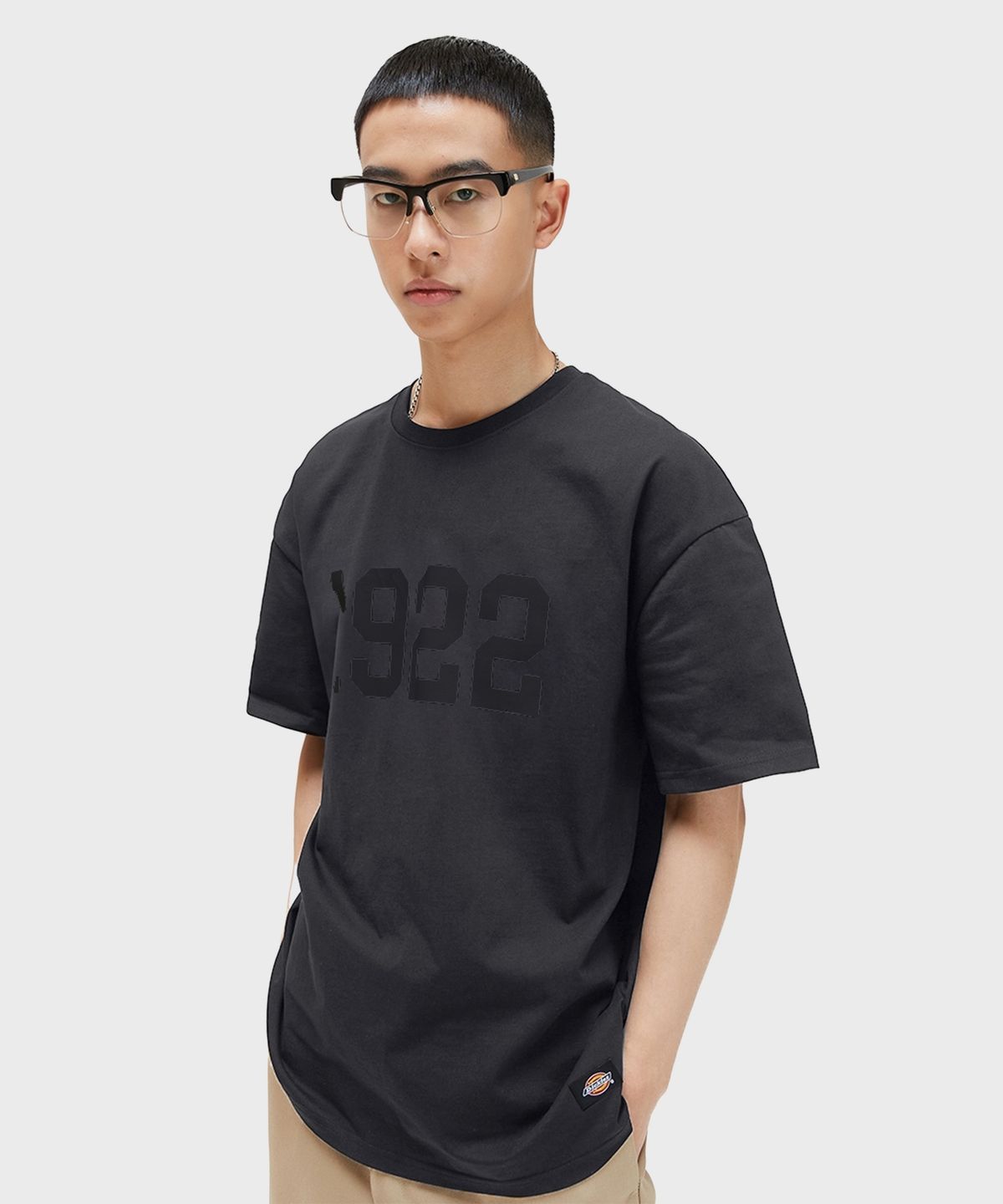 디키즈(DICKIES) 1922 티셔츠 Charcoal