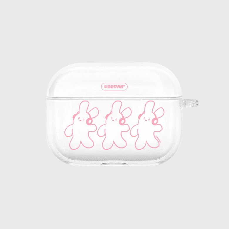 DOODLE RABBIT CASE-CLEAR(에어팟시리즈)