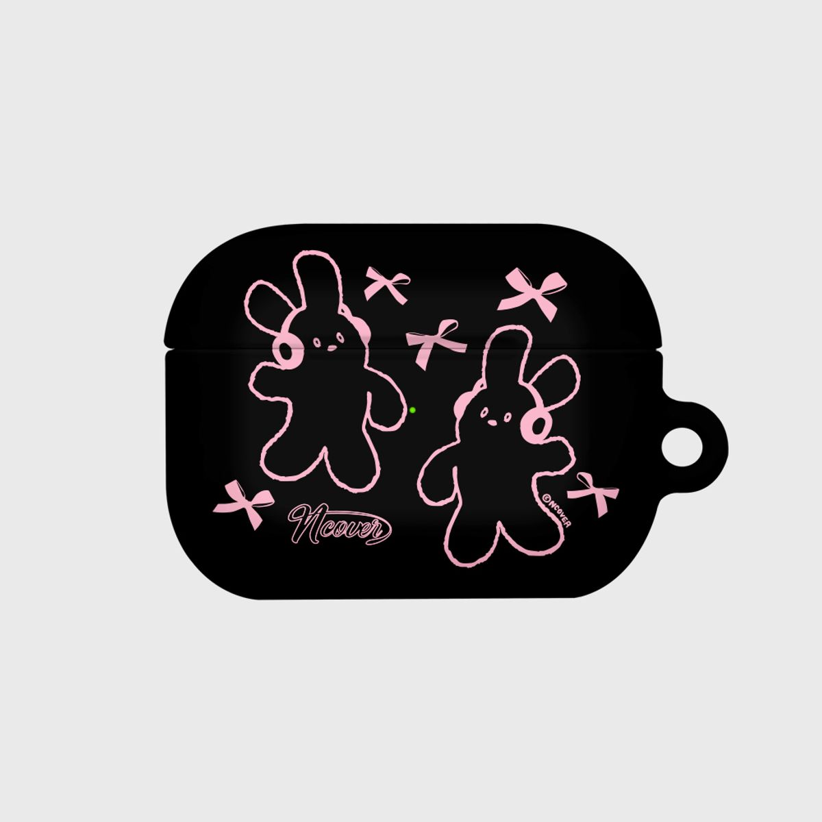 앤커버(NCOVER) DOODLE RABBIT CASE-BLACK(에어팟시리즈)
