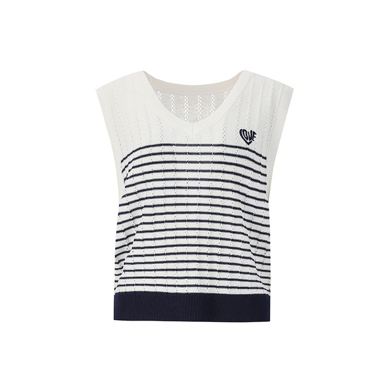 스트라이프 니트 베스트(SZ4VK35)