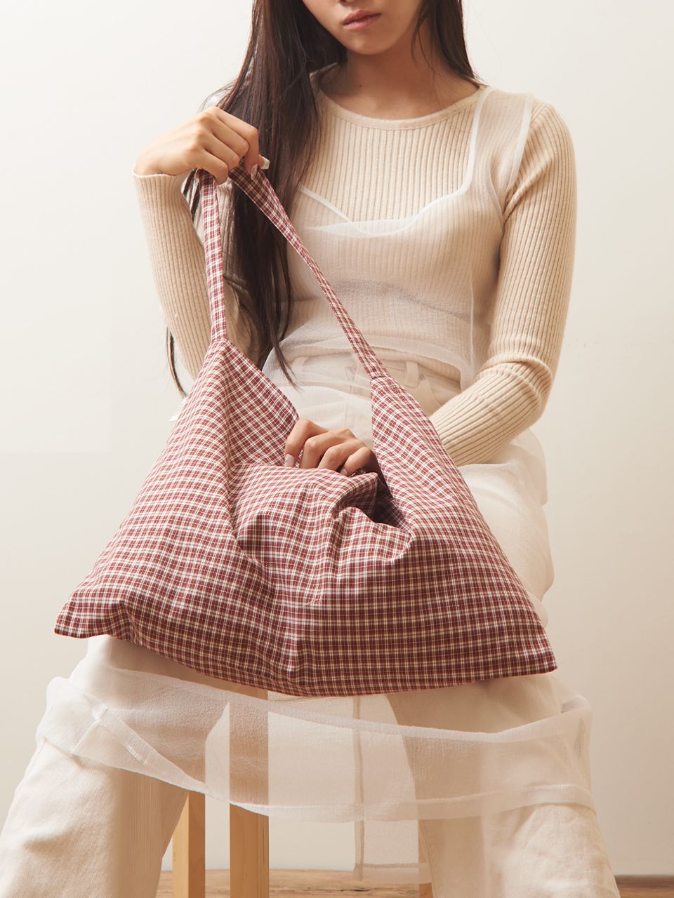 ●maison creme● Eternity bucket bag M (2色) MUSINSA | MAISON CREME Eternity Bucket Bag M_Black