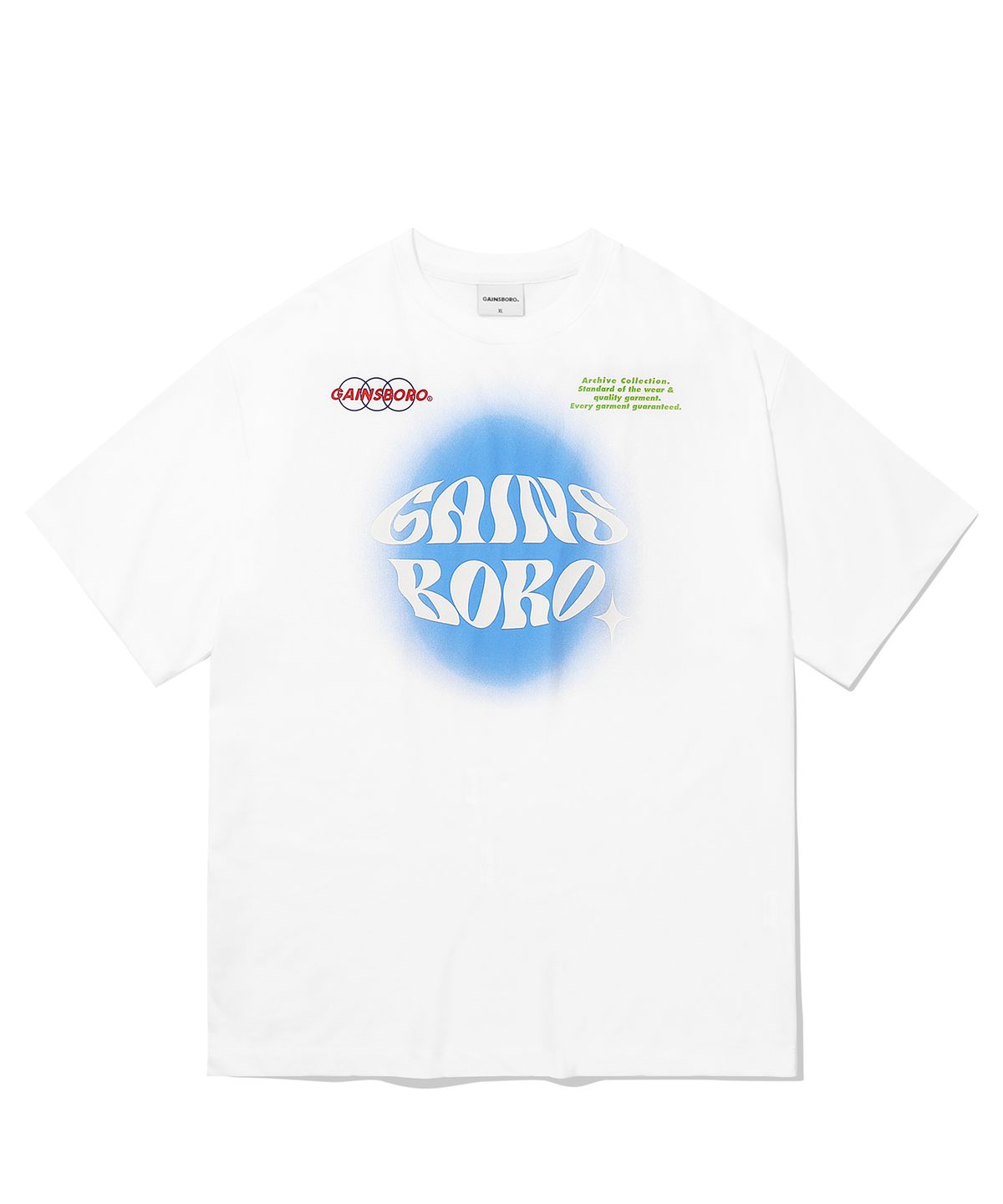 게인스보로(GAINSBORO) 유니버스클럽 티셔츠_화이트