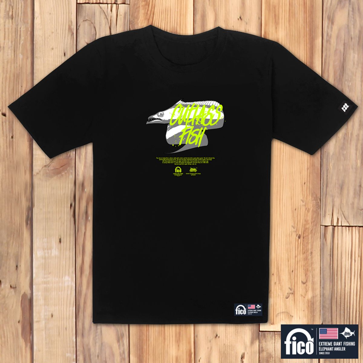 돌돌(DOLDOL) FICO_tshirts-179 익스트림 낚시 브랜드 피코 시즌2 캐릭터 그래픽 디자인 티셔츠
