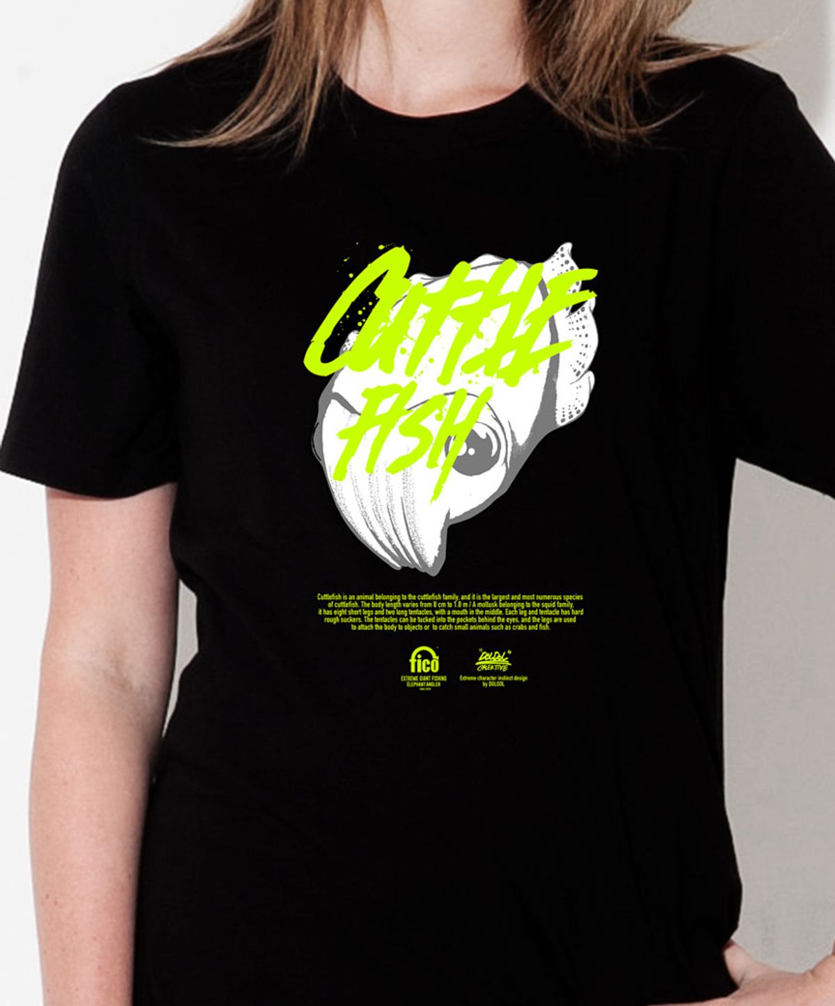 돌돌(DOLDOL) FICO_tshirts-181 익스트림 낚시 브랜드 피코 시즌2 캐릭터 그래픽 디자인 티셔츠