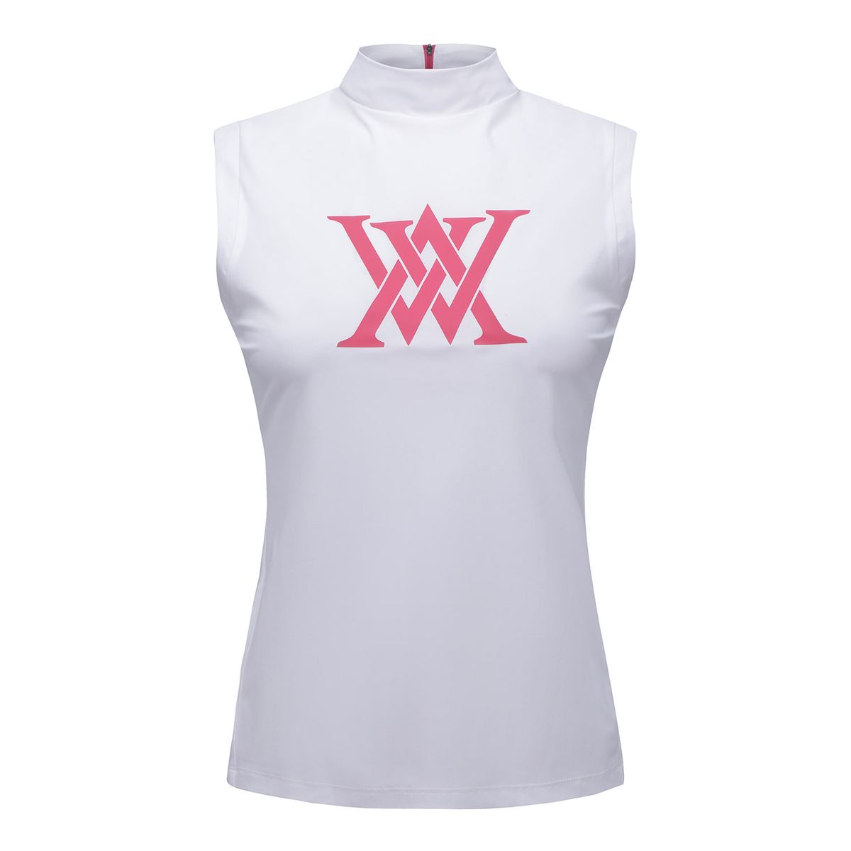 어뉴골프(ANEW GOLF) WOMEN FRONT LOGO POINT SLEEVELESS_WH