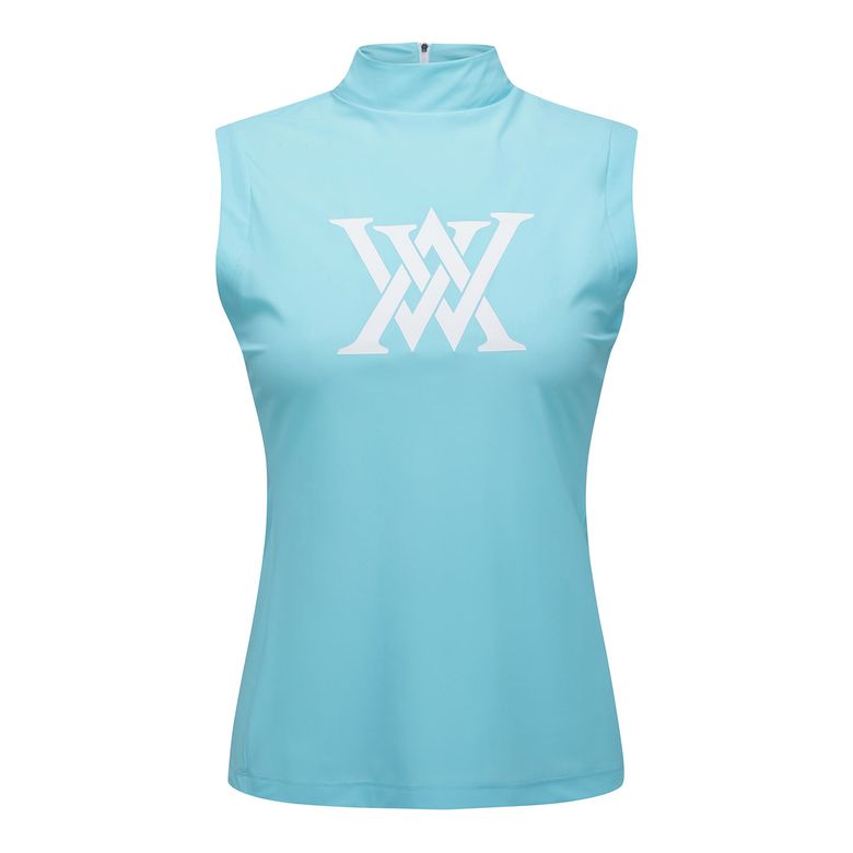 WOMEN FRONT LOGO POINT SLEEVELESS_LN
