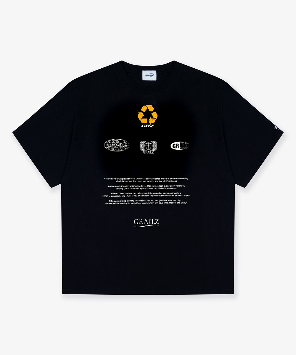 【GRAILZ】RECYCLED GRAPHIC T-SHIRT [BLACK] MUSINSA | GRAILZ RECYCLED GRAPHIC T-SHIRT [BLACK]