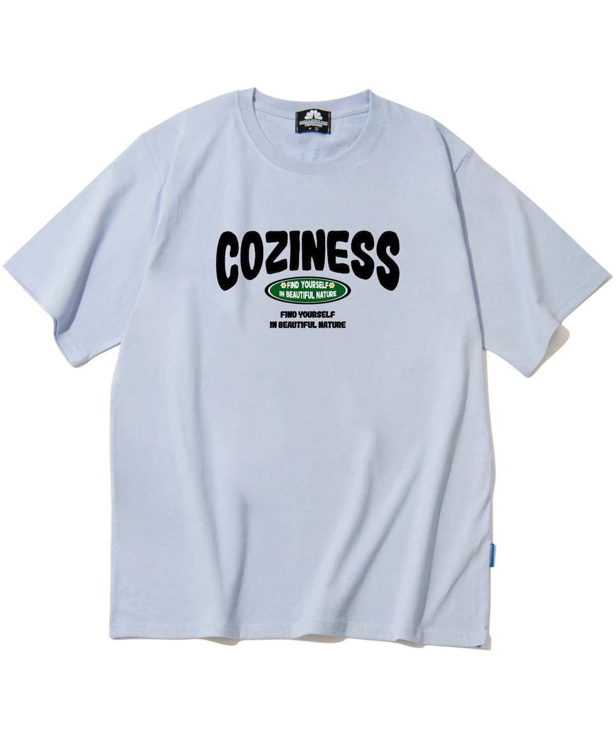 트립션(TRIPSHION) COZINESS VARSITY LOGO 티셔츠 - 퍼플
