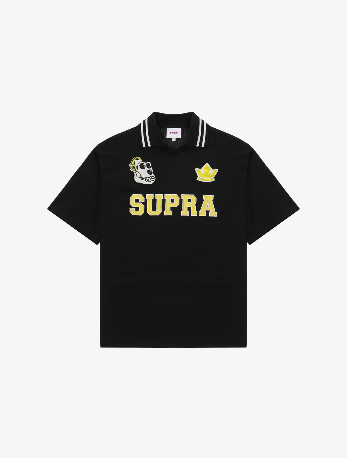 수프라(SUPRA) BAYC 오버핏 져지 티셔츠(BLACK)