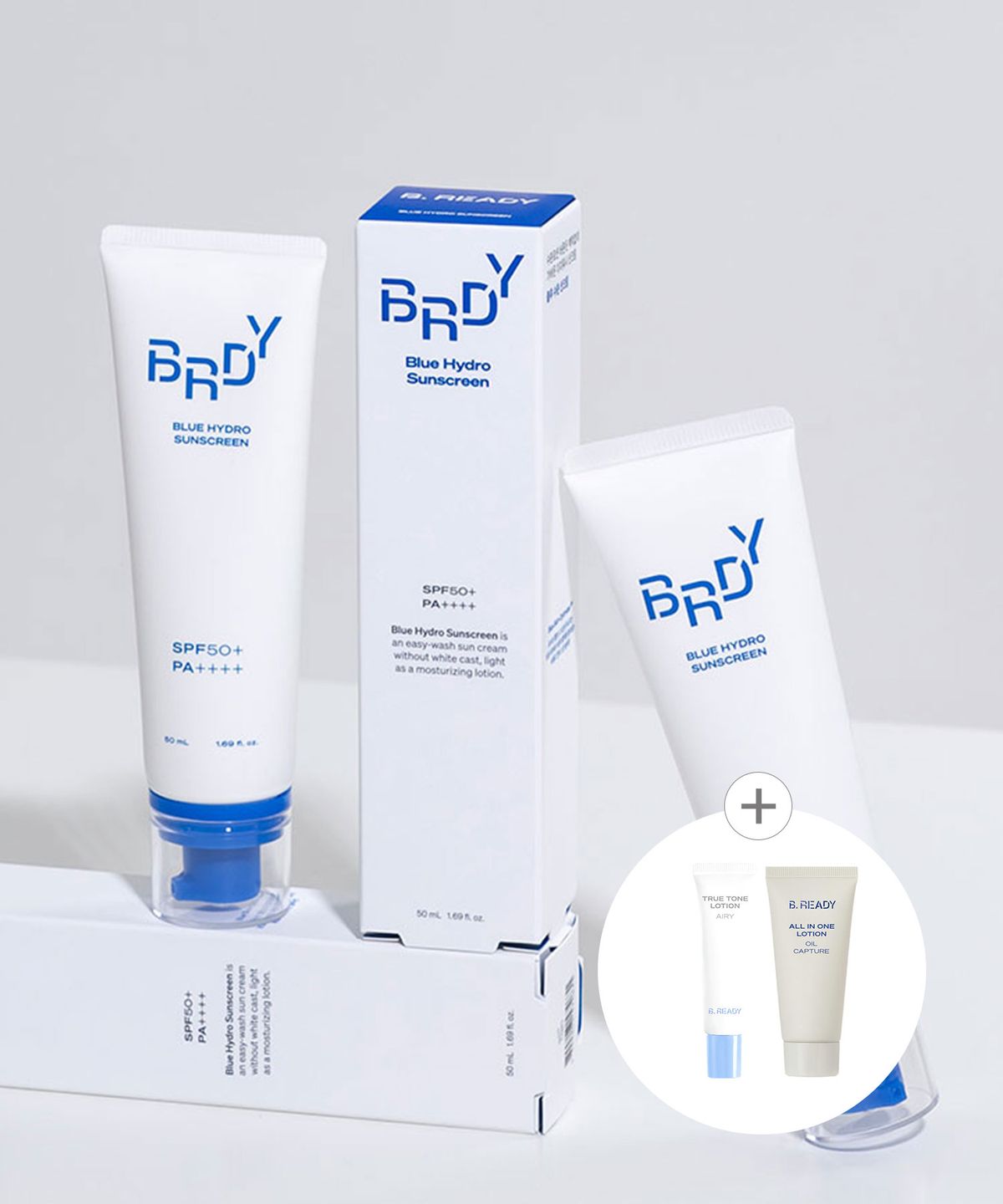 비레디(BE READY) 블루 수분 선크림 50ml x 2개
