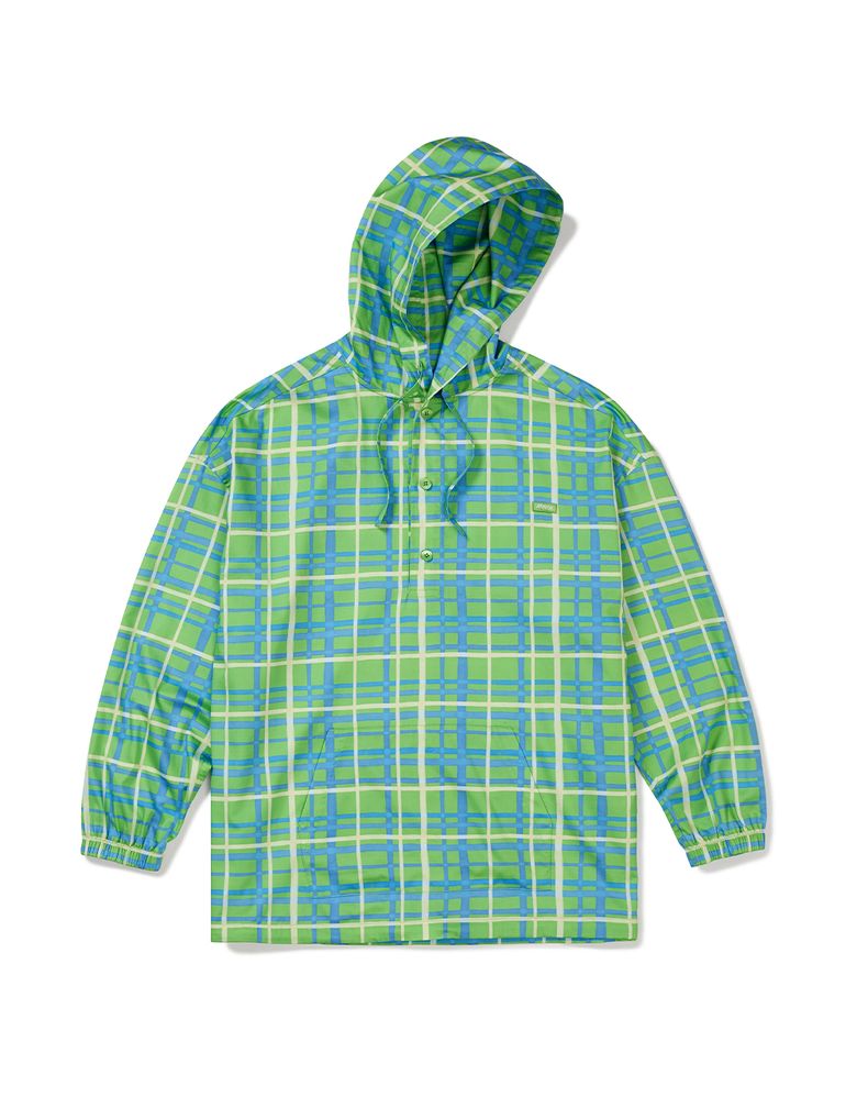 [Mmlg] MULTI CHECK ANORAK (GREEN)