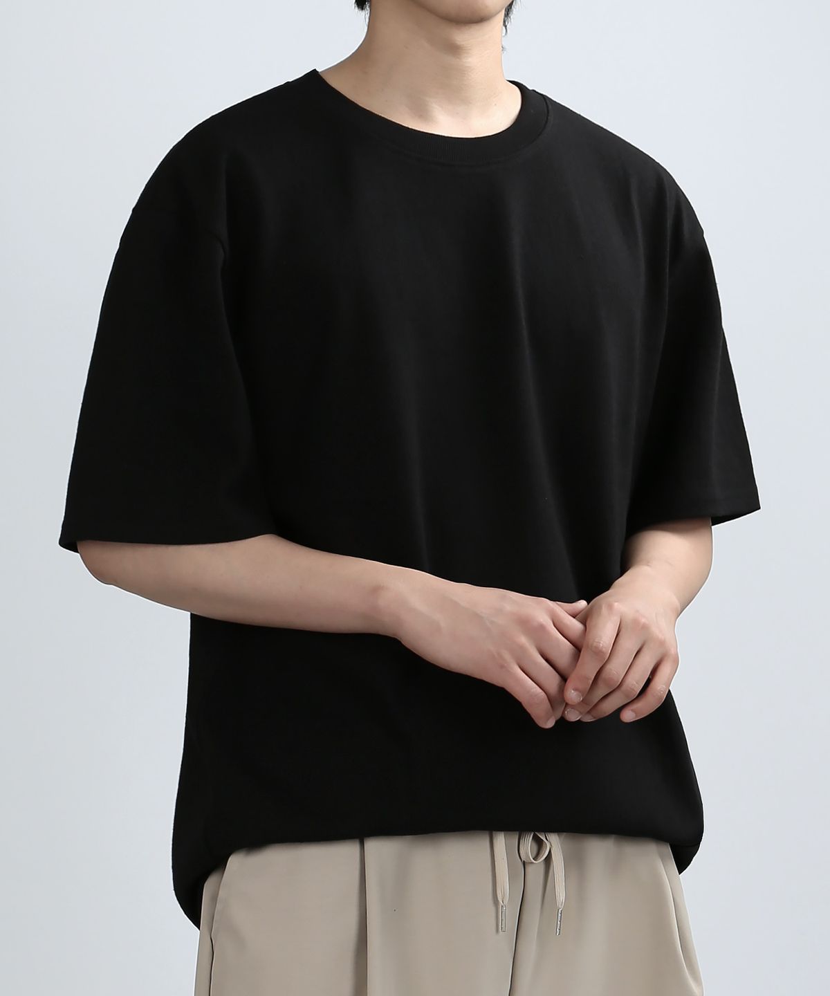 베리베인(VERYVAIN) [Heavyweight] TEN.S COTTON SLEEVE (BLACK)