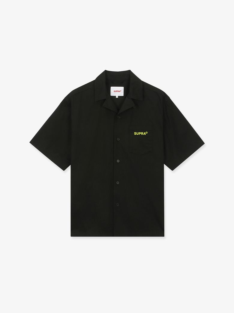 BAYC 루즈핏 반팔 셔츠(BLACK)