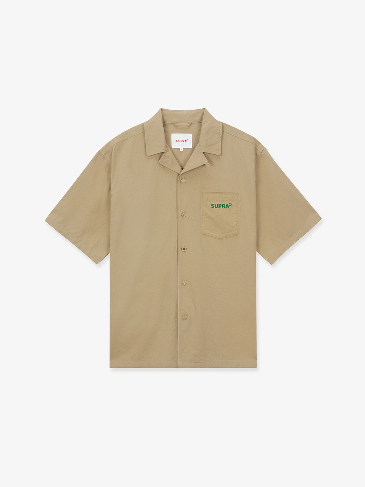 수프라(SUPRA) BAYC 루즈핏 반팔 셔츠(BEIGE)