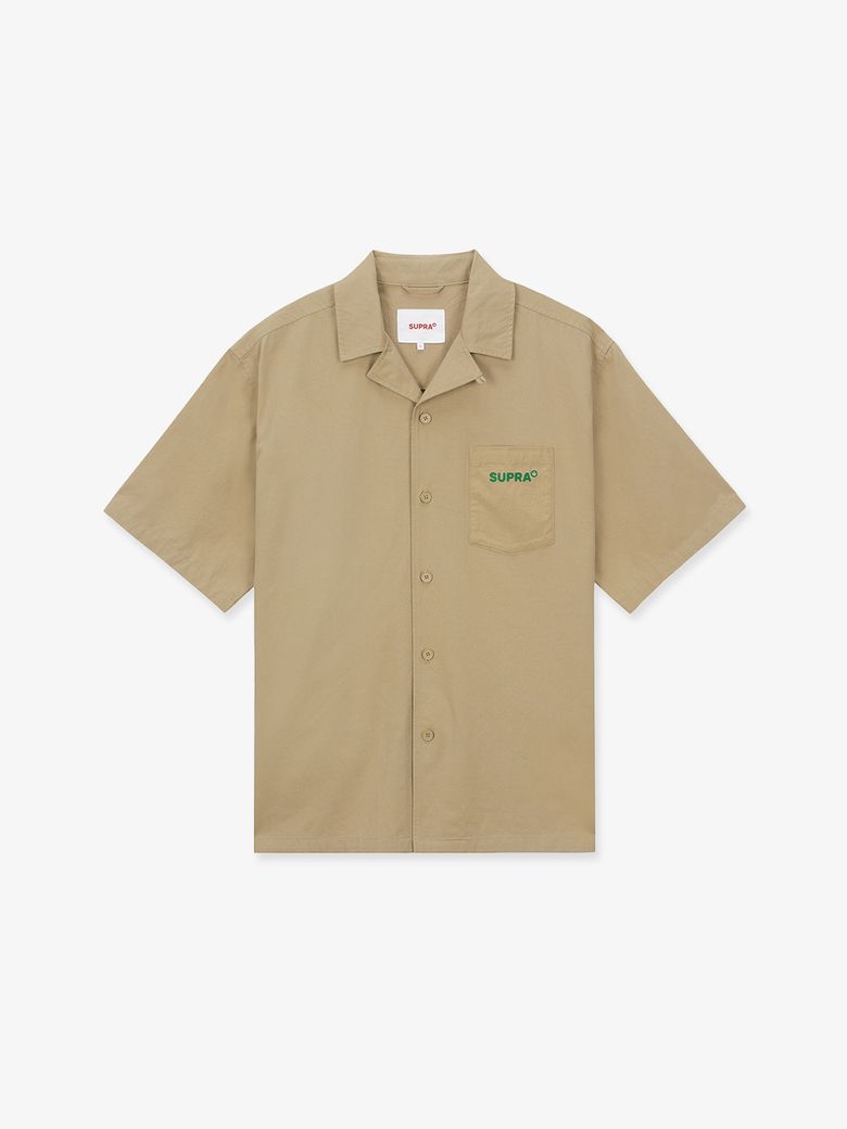 BAYC 루즈핏 반팔 셔츠(BEIGE)