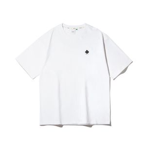 유니) 스몰 로고 반팔티_화이트