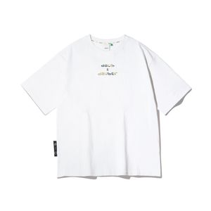 유니) 카모 로고 반팔티_화이트