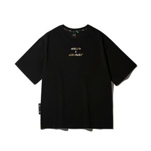 유니) 카모 로고 반팔티_블랙