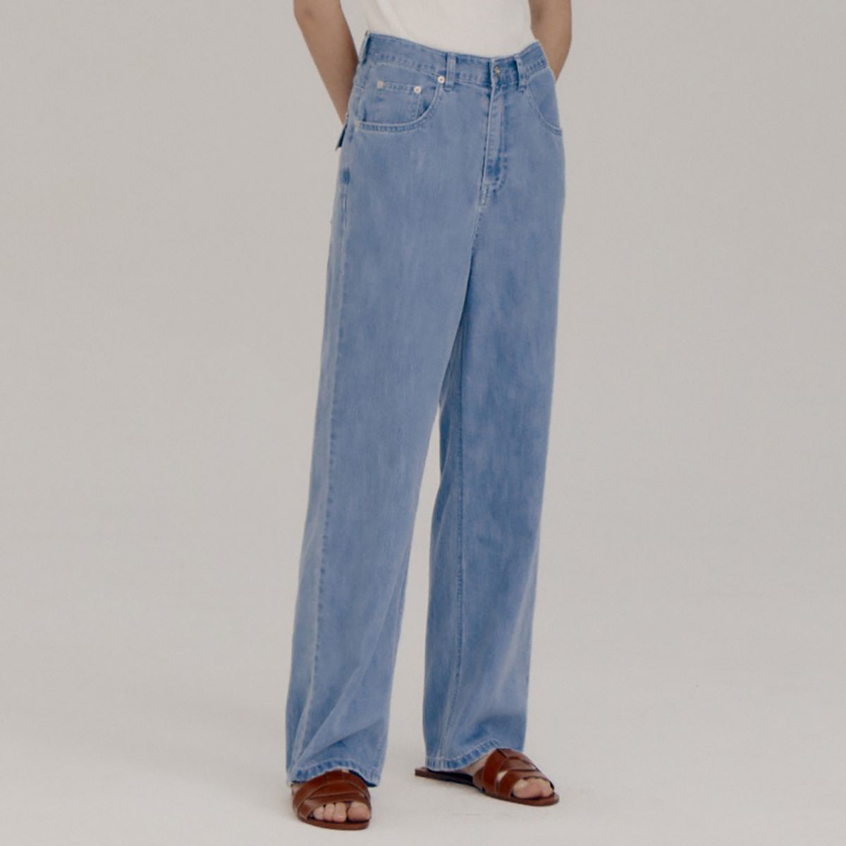 노우드(NOEUD) Linen denim pants