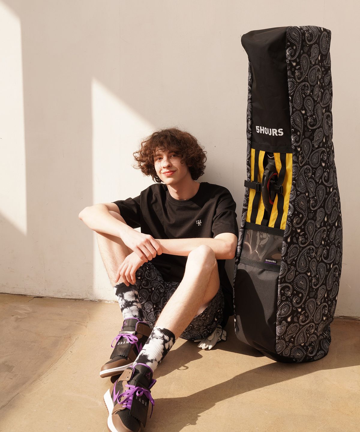 파이브아워스(5HOURS) 5HR TRAVEL COVER for GOLF BAG_PAISLEY