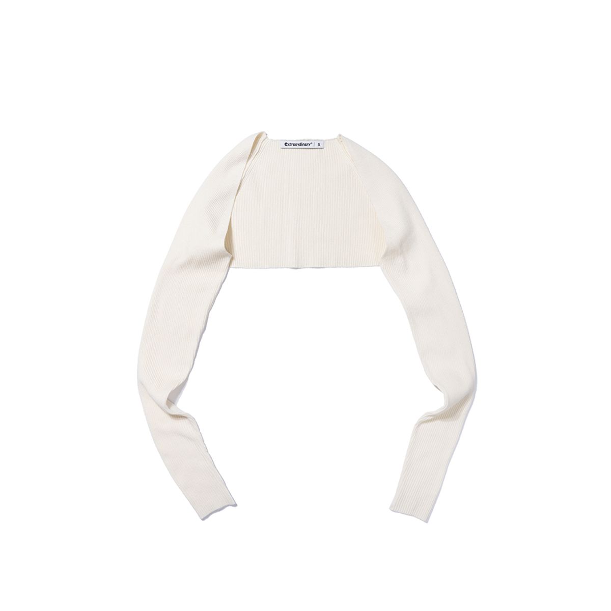 엑스트라오디너리(EXTRAORDINARY) SHORT KNIT CARDIGAN  IVORY