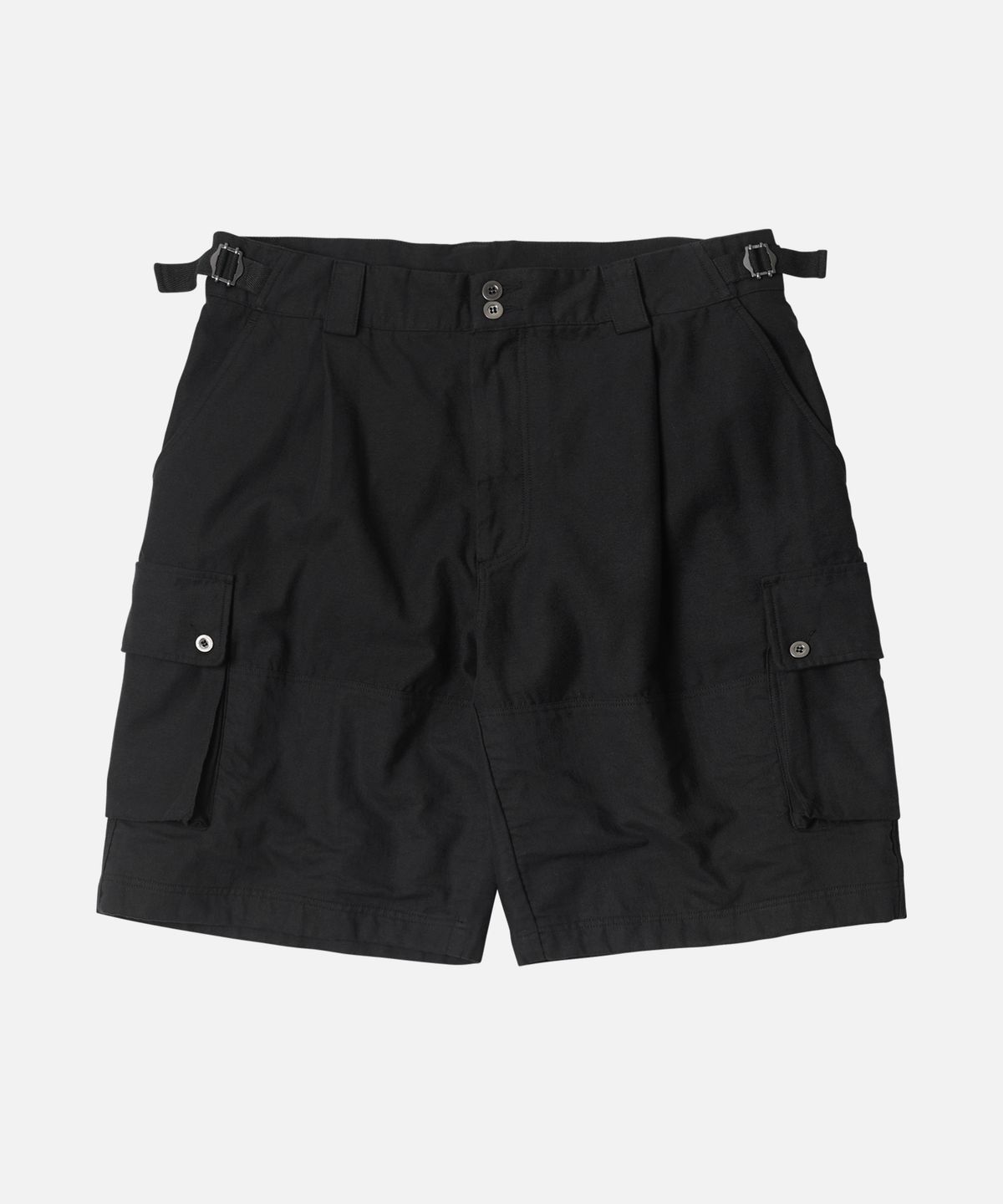 프리즘웍스(FRIZMWORKS) FRENCH ARMY BERMUDA PANTS _ BLACK