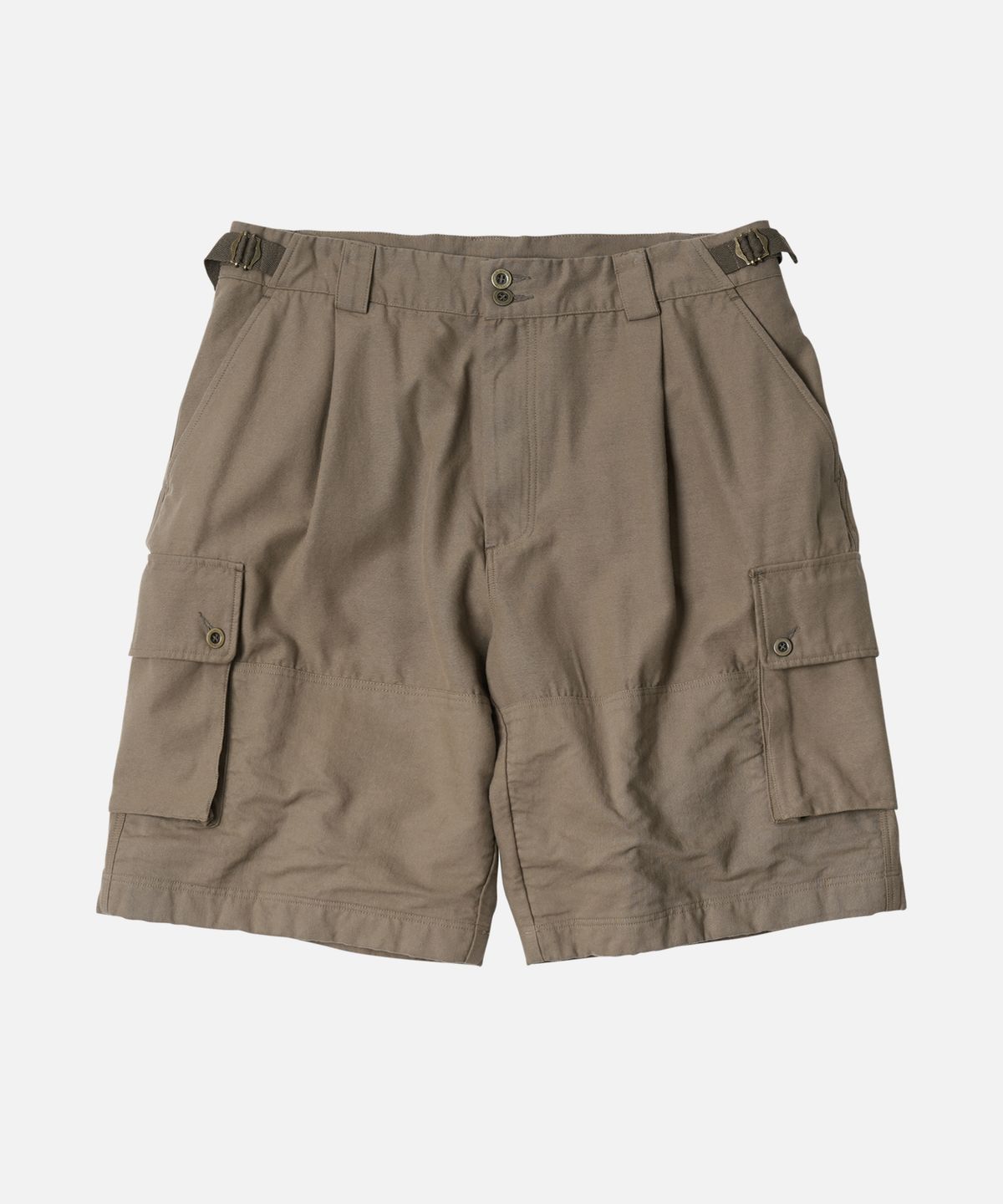 프리즘웍스(FRIZMWORKS) FRENCH ARMY BERMUDA PANTS _ STONE BROWN