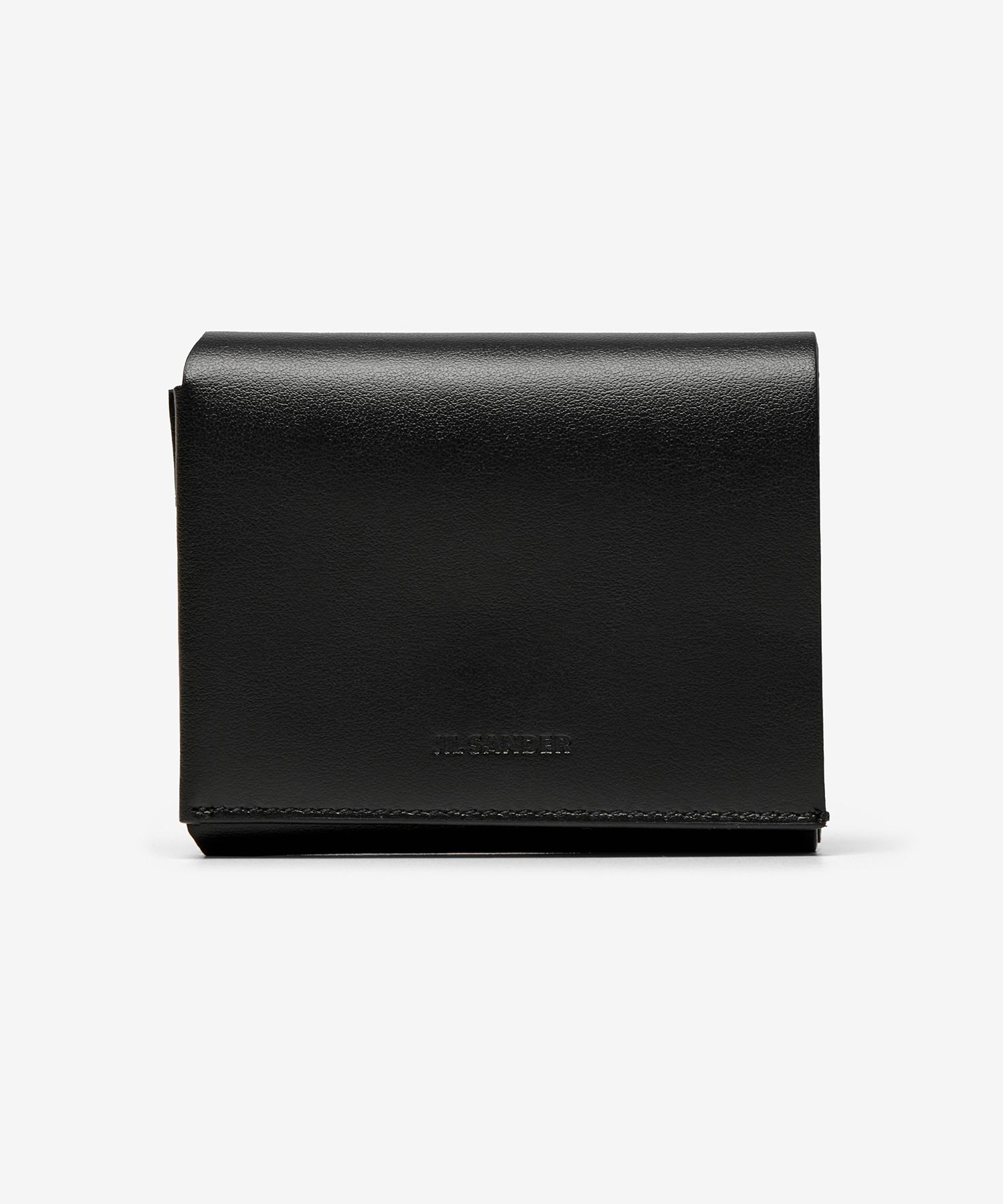 MUSINSA | JIL SANDER Origami Half Wallet- Black