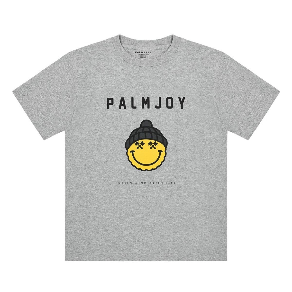 팜트리골프(PALMTREE GOLF) 팜조이 반팔 티셔츠 그레이 Palmjoy T-SHIRT Gray