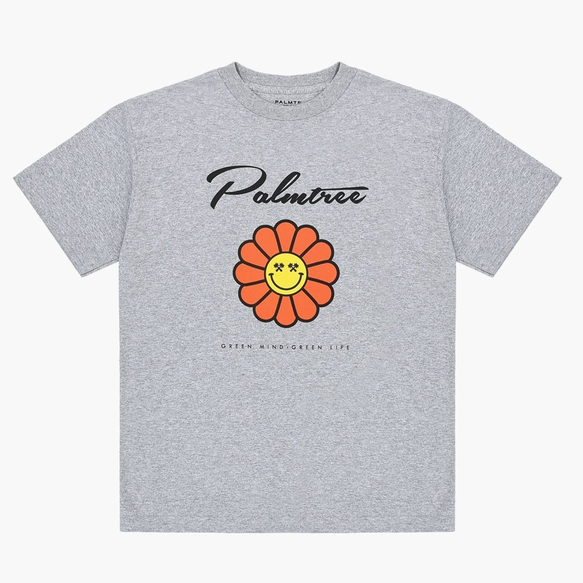 팜트리골프(PALMTREE GOLF) 팜플라워 반팔 티셔츠 멜란지 그레이 PalmFlower T-SHIRT Melange Gray