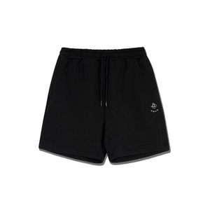 유니) 스몰 로고 반바지_블랙