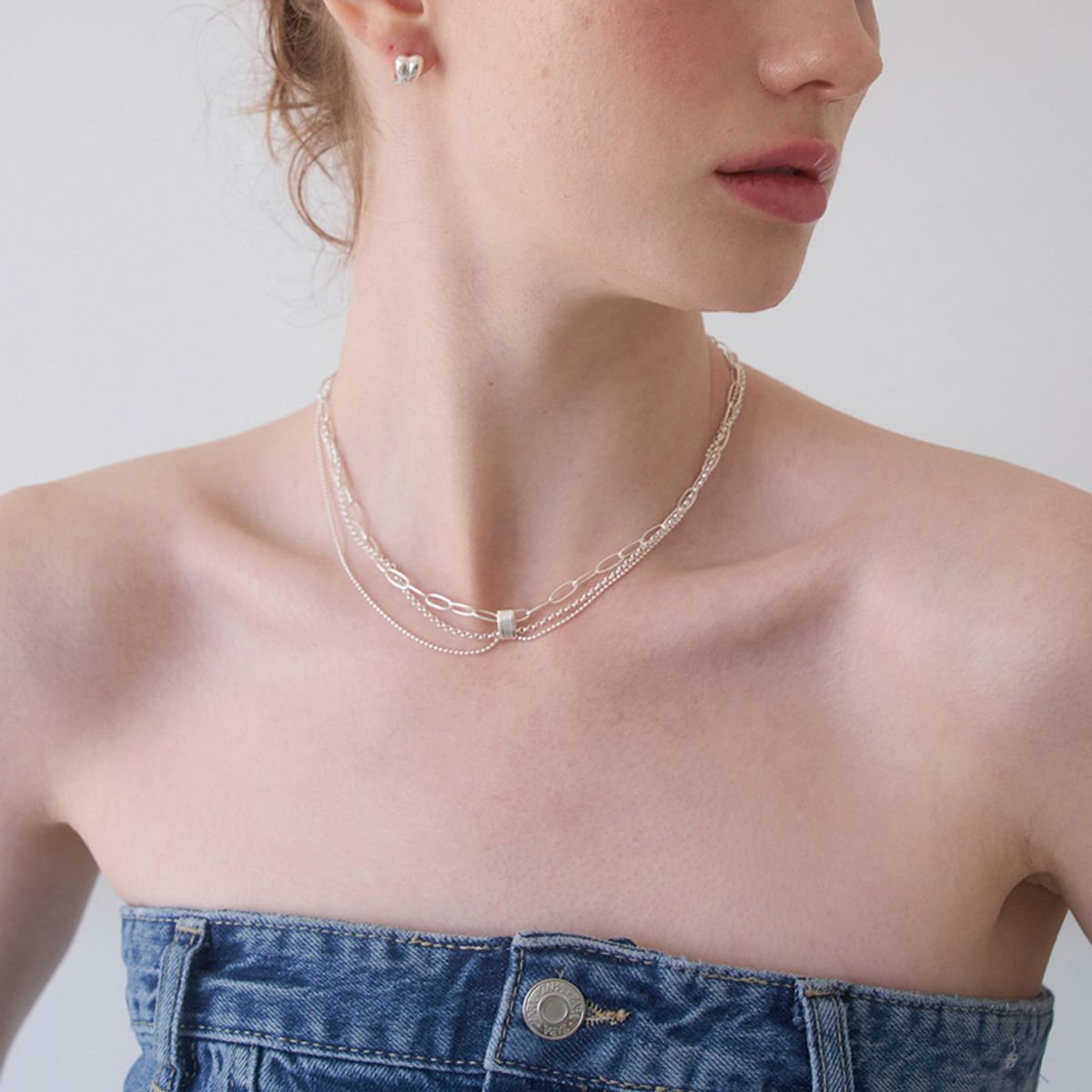 스틸 인스턴트(STILL INSTANT) Heart Greenery - Necklace 03
