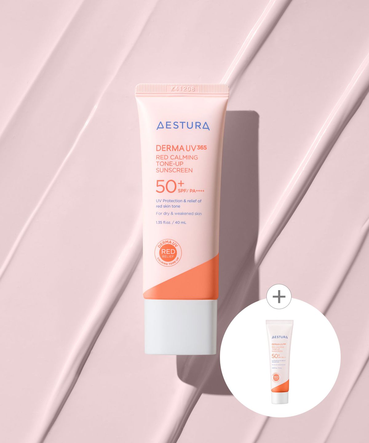 에스트라(AESTURA) 더마UV365 레드진정 톤업 선크림 40ml