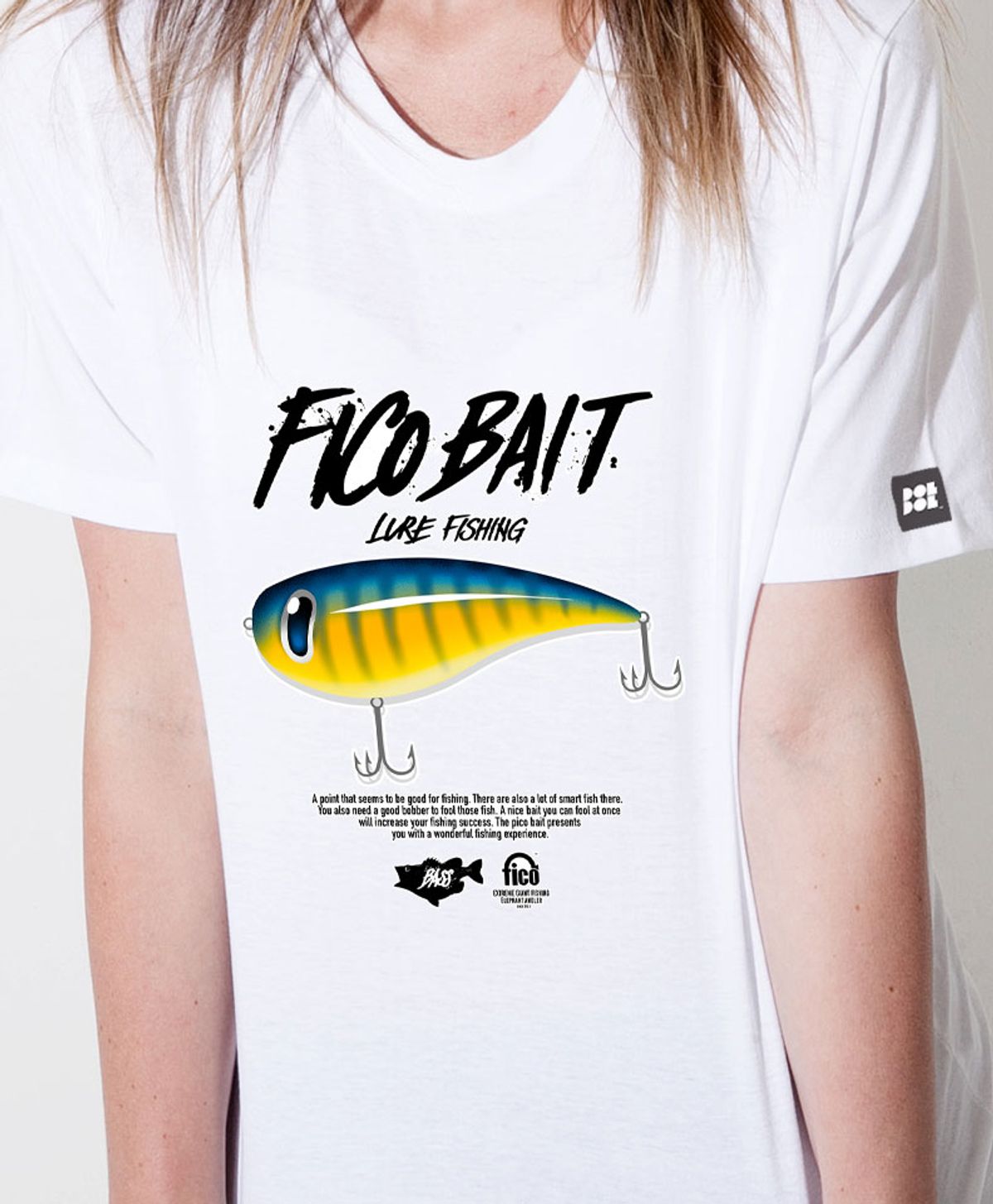 돌돌(DOLDOL) FICO_tshirts-186 익스트림 낚시 브랜드 피코 시즌2 캐릭터 그래픽 디자인 티셔츠