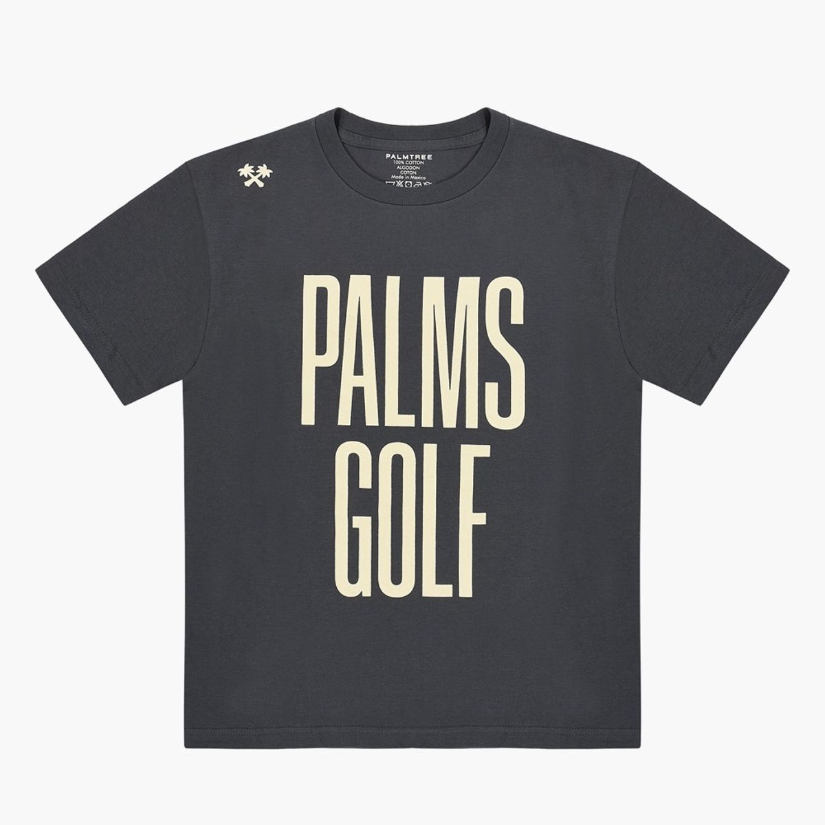 팜트리골프(PALMTREE GOLF) 팜스골프 반팔 티셔츠 그레이 Palms Golf T-SHIRT Gray