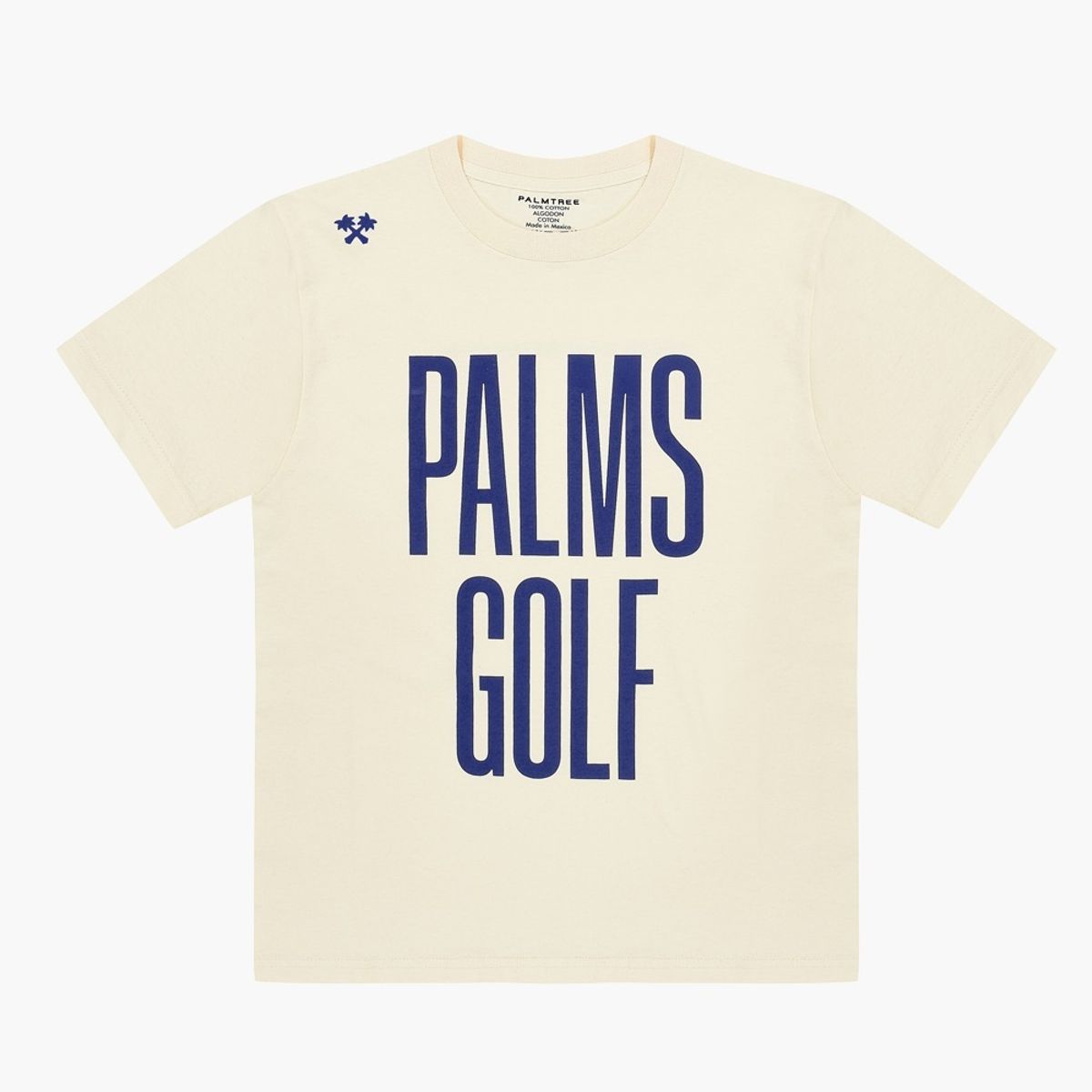 팜트리골프(PALMTREE GOLF) 팜스골프 반팔 티셔츠 아이보리 Palms Golf T-SHIRT Ivory